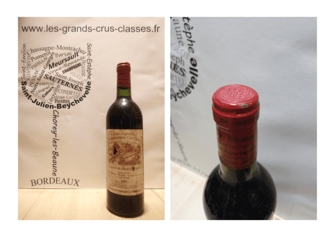 Château Beauséjour Duffau-Lagarrosse 1981