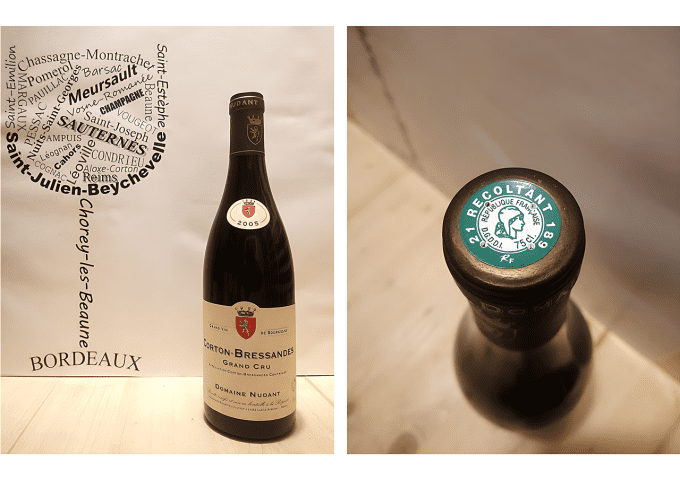 Corton-Bressandes 2005 – Domaine Nudant