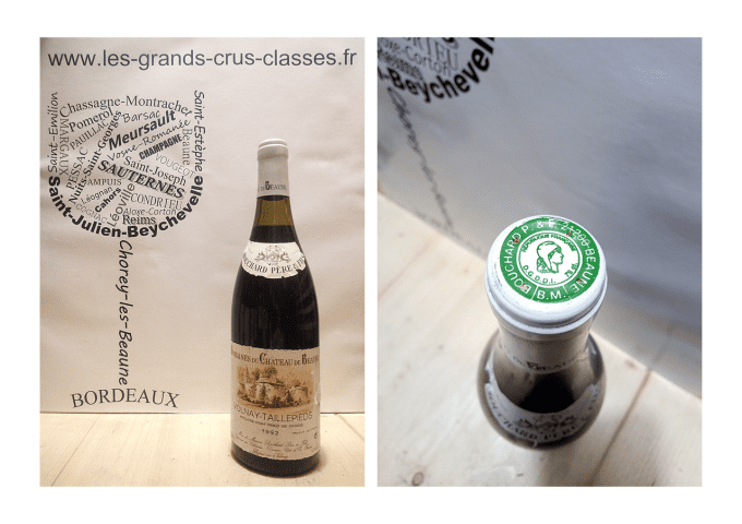 Volnay-Taillepieds 1992 - Domaines du Château de Beaune - Bouchard Père & Fils